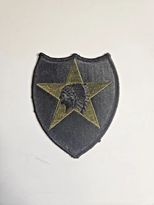 Parche grande cabeza india 2da división de infantería del ejército de Estados Unidos de colección - Imagen 1 de 4