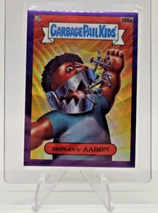 2022 Topps Cromo Basura Cubo Niños Mandíbula de Hierro Aaron Refractor Onda Púrpura 143/250 - Imagen 1 de 3