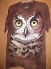 the Mountain brown graphic OWL M t shirt