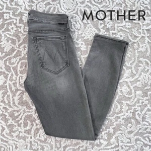 Pantalones de mezclilla MOTHER The Looker desgastados dobladillo fijo 26 Last Chance salón $225 usados en excelente estado - Imagen 1 de 15