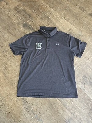 Under Armour university hawaii rainbow warriors Tennis Prog Black polo shirt L - Image 1 of 4