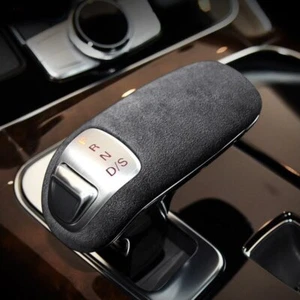For Audi A8 D4 4H S8 Top Suede Wrap Car Gear Shift Knob Trim Cover Sticker - Picture 1 of 9