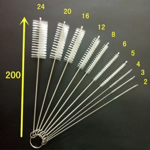 10PCS Pipe Cleaners Brush Smoking / Tobacco Pipe Cleaning Tools White 10 Sizes - Picture 1 of 10