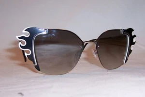 NEW PRADA SUNGLASSES ABSOLUTE PR 59V 4285O0 SILVER/SILVER MIRROR AUTHENTIC 59VS - Picture 1 of 8