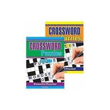 2 X Large Print Crossword Puzzle Books Book 325 Puzzles A4 Pages Trivia Fun