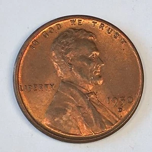 1950-D Lincoln Cent - Nice Uncirculated - High Quality Scans #C230 - Picture 1 of 2