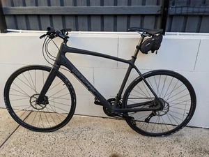 Whyte Montpellier 2014 XL Carbon Fibre Black Hybrid Road Bike - Picture 1 of 11