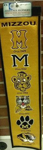 Missouri Tigers Heritage Retro Banner Wall Art - NCAA Cover