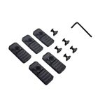 5 Pcs Tactical Si Protective Non-Slip Wood Cover Keymod M-Look System Universal