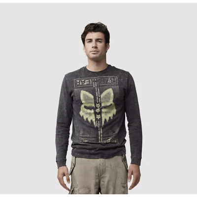 Fox Racing T-Shirt Technique De Manches Longues Drossel Course Graphique Premium - Photo 1/2