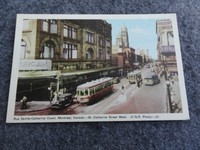 St. Catherine Street West,  Montreal Canada Vintage  Postcard