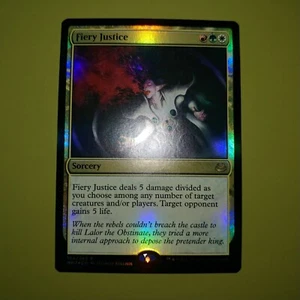 FOIL Fiery Justice x1 Modern Masters 2017 1x Magic the Gathering MTG - Picture 1 of 1