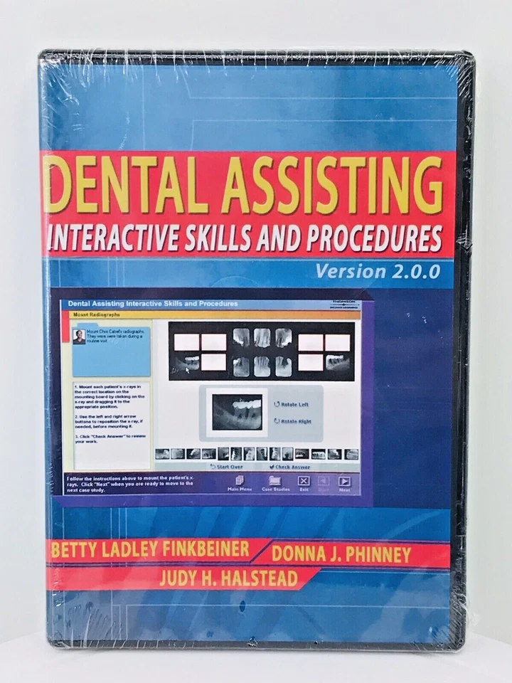 Nuevo CD-ROM Procedimientos de Habilidades Interactivas de Asistencia Dental Ver 2.0 Windows  Foto 1 de 2