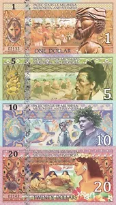 PACIFIC STATES of MMP SET 4 Polymer 1 5 10 20 DOLLARS MASK Woman 2018 Fantasy - Picture 1 of 2