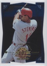 1998 Leaf Fractal Matrix Die-Cut Diamond-Axis Promos /50 Lee Stevens #103