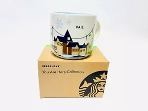 Starbucks Vail Colorado Ski You are Here Coffee Global City Mug 14 Oz Cup Travel - Picture 1 of 3
