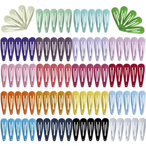 Snap Mini Hair Clips 100PCS Premium Kids Barrettes Metal Non Slip Hair Bow Cl... - Picture 1 of 6
