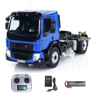 Camión tractor de radiocontrol LESU 4x4 1/14 RTR chasis de metal radiocontrol coche batería ligera - Imagen 1 de 24