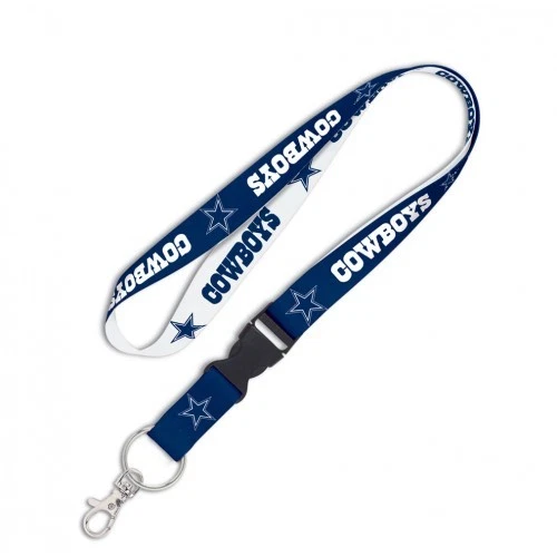 Dallas Cowboys 22" Detachable Team Logo Colors Quality Lanyard Keychain NFL