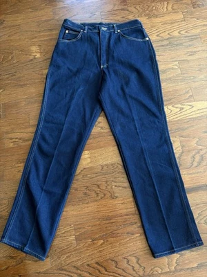 Vintage LEE Denim Jeans Men’s 36x32 United Garmet Workers Dark Wash Boot Cut USA - Image 1 of 4