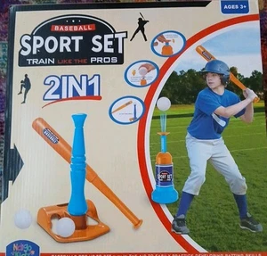 Camiseta de béisbol para niños conjunto de pelotas en T para niños incluye 3 pelotas con lanzador de bolas ⚾️ - Imagen 1 de 2