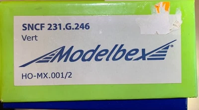231 G pacific MODELBEX ref HO-MX.001/2 Caisse verte SNCF 231G 246 tours région 4 - Photo 1/4