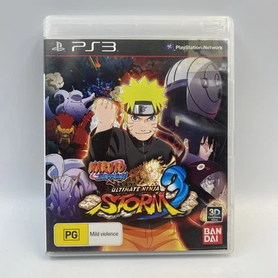 Naruto Shippuden Ultimate Ninja Storm 3 - PS3 Game Complete With Manual Foto 1 de 4