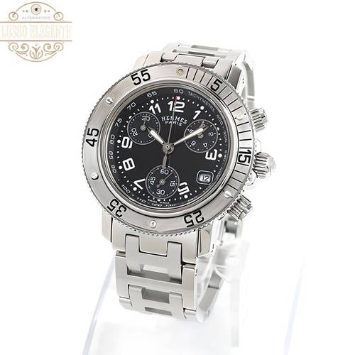 HERMÈS Orologio Hermes Clipper Cl2.310 Analogico Quarzo Donna Super Bellissimo Vintage 563040