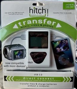 Hitch USB-102 Data Transfer Device Monochrome LCD Screen W/ Adapter & Manual VG - Picture 1 of 2