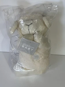 Stephan Baby White Lamb Stuffed Animal Plush W/song. New Tested - Picture 1 of 5