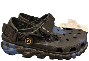 Post Malone X Crocs Duet Max Clog Blue Black 206542-001 Size M 4 , W 6 - Picture 1 of 7