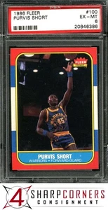 1986 FLEER #100 PURVIS SHORT WARRIORS PSA 6 SET BREAK - Picture 1 of 4