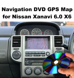 Navigation DVD GPS Map for Nissan Xanavi 6.0 X6 Patrol X-trail Tino 350z Almera - Picture 1 of 1