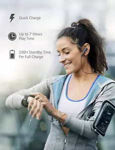 Auriculares Bluetooth HI-FI Deportivos Entrenamiento en los oídos Auriculares AptX Tech - Imagen 1 de 10