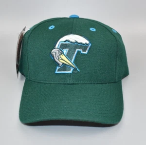 Tulane Green Wave Vintage Wool Snapback Cap Hat - NWT - Picture 1 of 6