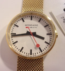 Mondaine - Official Swiss Railways watch. 34mm. Quartz GGL.D543 New w/ blemishes - Picture 1 of 18