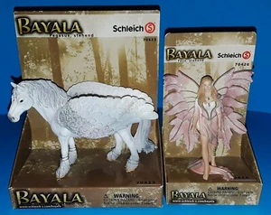 SCHLEICH Lot - BAYALA PEGASUS 70423 & BAYALA FEYA 70426 - NEW / RETIRED - Picture 1 of 12