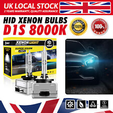 1 Pair D1S/D1C/D1R 35W Car HID Xenon Lamp Headlight 8000K Bulbs Hi Lo Beam Blue