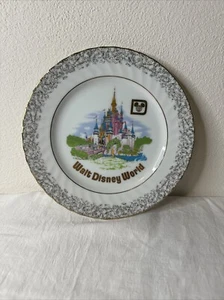 WALT DISNEY WORLD Magic Kingdom Castillo de Cenicienta Plato Vintage Japón Decoración - Imagen 1 de 4