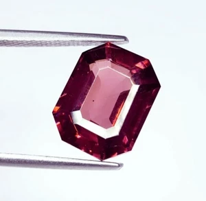 10 Ct Natural Padparadscha Sapphire Certified Loose Gemstone Octagon Cut Gems - Picture 1 of 13