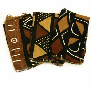 Mudcloth Mud Cloth Fabric BogalonFini From Mali 45"x60" - 4 Color - Picture 1 of 1