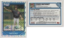 2007 Bowman Chrome Prospects X-Fractor /275 Edwin Maysonet #BC33