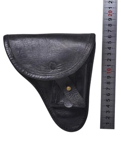 Black leather holster, for collection and decor - Picture 1 of 17