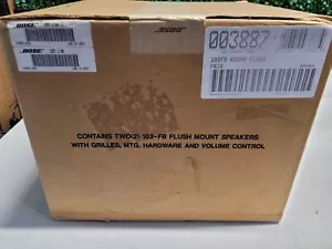 Nuevo 1 par de altavoces de techo de montaje empotrado Bose 102 FB rejilla redonda comercial - Imagen 1 de 6