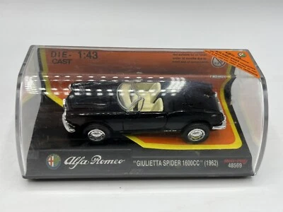 NUEVO RAY 48569 ESCALA 1:43 1962 ALFA ROMEO GIULIETTA SPIDER CAR COMO NUEVO EN CAJA Foto 1 de 3