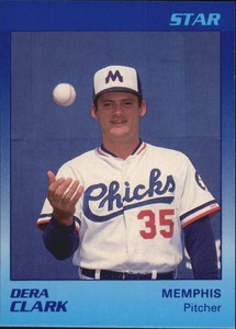 1989 Memphis Chicks Star #6 Dera Clark