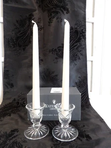 Boxed Set of 2 ~ Waterford Crystal 3" Kerzenständer "Nocturne Collection" - Bild 1 von 6