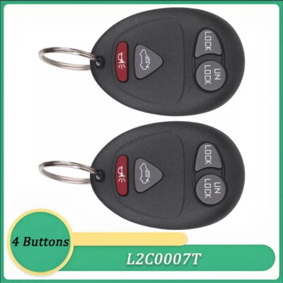 2 For 2001 - 2005 Buick Century / Pontiac Aztek Remote Control Key Fob L2C0007T Foto 1 de 4
