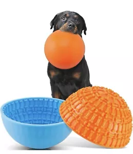 NEW Silicone Dog Lick Bowl Pet Interactive Aides Digestion Slow Feeder Bowl - Picture 1 of 6