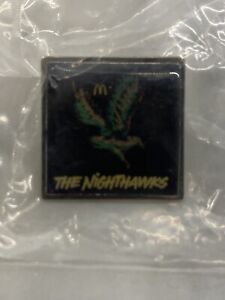 Very Rare 1980s McDonald's The Nighthawks Racing Enamel Lapel Pin NIB New 1 PIN